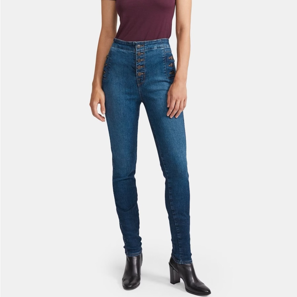 J Brand Natasha Sky High Crop Skinny Jean